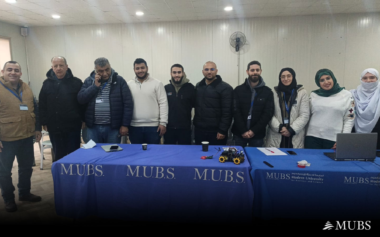 Computer Science Students Participate in Robotics Project Defense Days in Aley